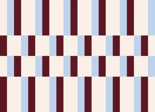 Hovia GE5908BU03R Albers Blue & Burgundy - tapeta geometryczna