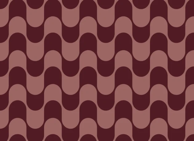Hovia GE5900RE03R Jive Burgundy - tapeta w fale retro