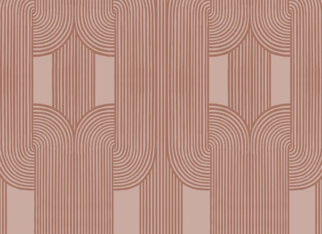 Hovia GE5827PI03R Rhythm Pink - tapeta w pasy