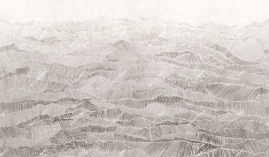 Inkiostro Bianco INKOOPA2601 Materiaprima Yama Lapis - mural w rysunek gór