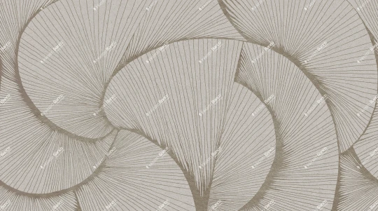 Inkiostro Bianco INKSZYE2601 Materiaprima Zephyr Natural - mural w abstrakcyjne wachlarze