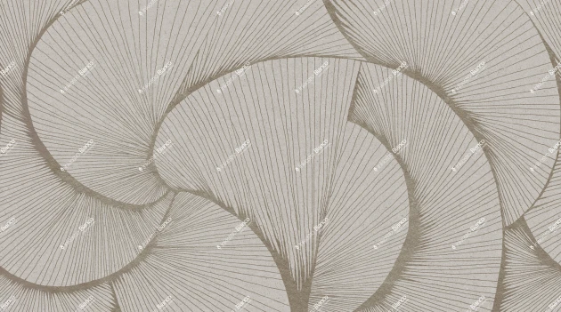 Inkiostro Bianco INKSZYE2601 Materiaprima Zephyr Natural - mural w abstrakcyjne wachlarze