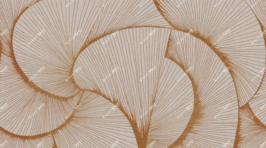 Inkiostro Bianco INKSZYE2602 Materiaprima Zephyr Ocra - mural w abstrakcyjne wachlarze