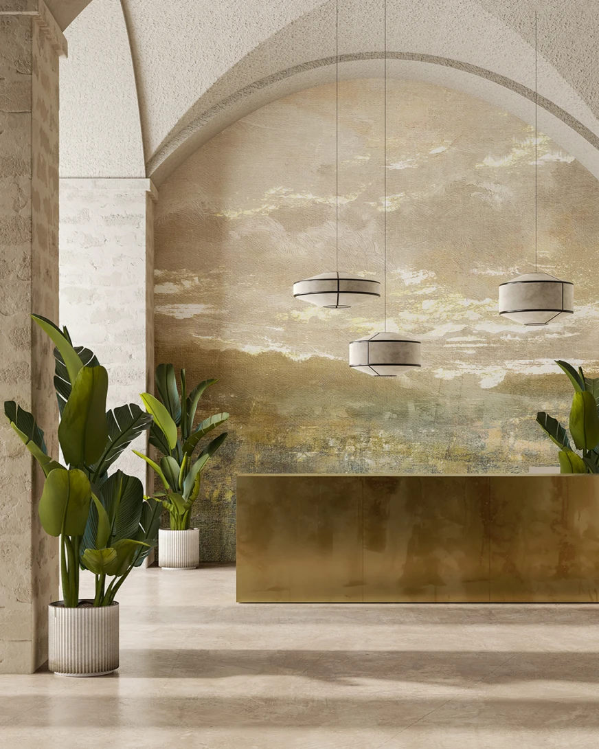 Inkiostro Bianco INKRAAI2601 Materiaprima Radiance Alba - mural w malarski krajobraz