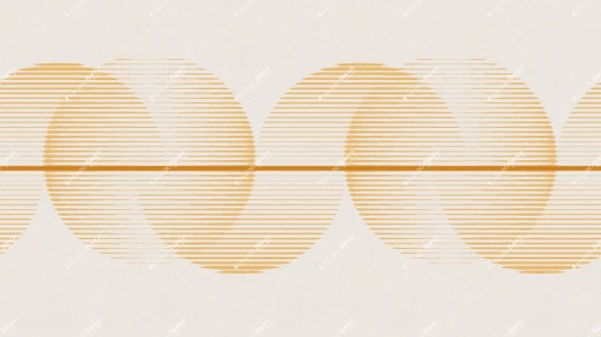 Inkiostro Bianco INKTLEA2603 Materiaprima Orizzonte Mango - mural w graficzne okręgi