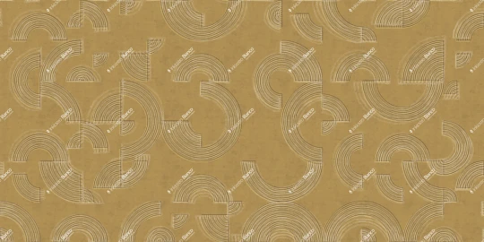 Inkiostro Bianco INKIREO2603 Materiaprima Equilibri Grafici Grano - mural geometryczny w półokręgi