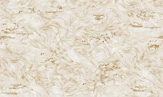 Inkiostro Bianco INKEOIM2602 Materiaprima Medea Oro - mural w linearne fale