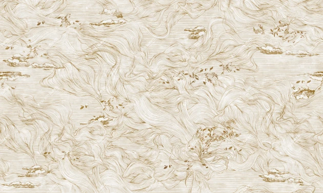 Inkiostro Bianco INKEOIM2602 Materiaprima Medea Oro - mural w linearne fale