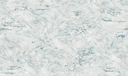Inkiostro Bianco INKEOIM2603 Materiaprima Medea Ottanio - mural w linearne fale