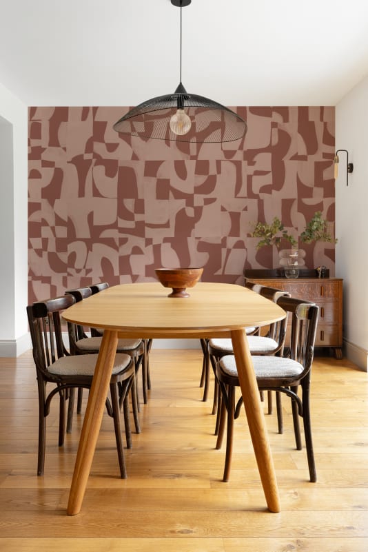 Hovia AB5977RE04W Nocta Terracotta - mural abstrakcyjny