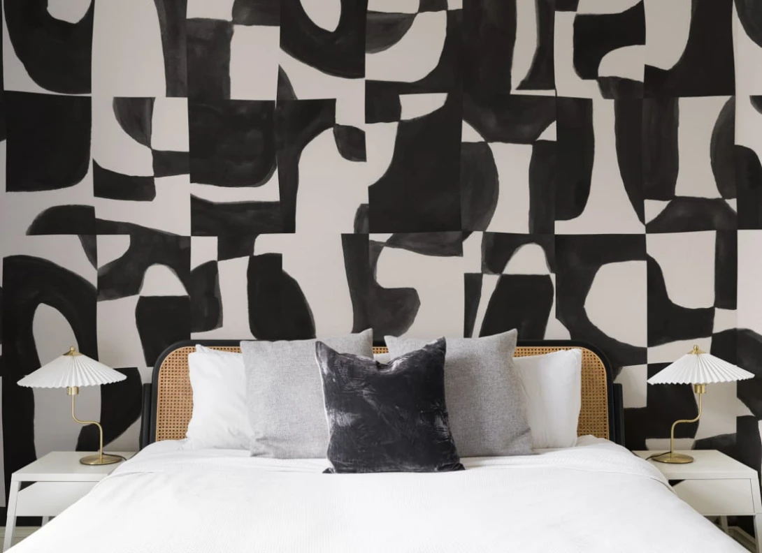 Hovia AB5980BW04W Nocta Black - mural abstrakcyjny