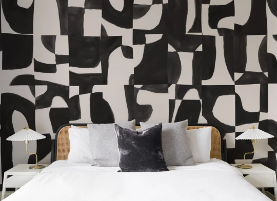 Hovia AB5980BW04W Nocta Black - mural abstrakcyjny