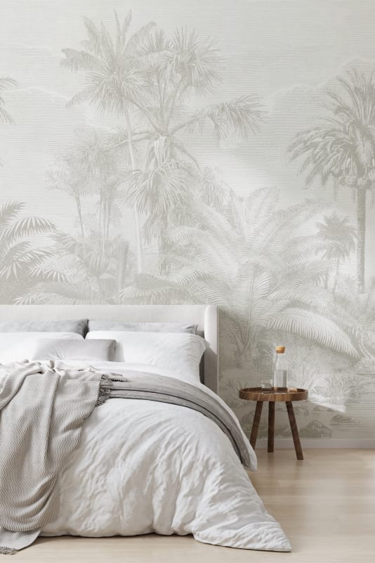 Hovia TR01069BE04W Lacandon Grey - mural tropikalny pejzaż
