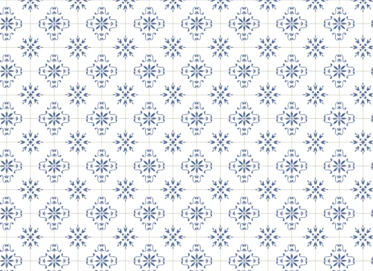 Hovia RP51093BU06R Azulejo Blue - mural w płytki azulejos