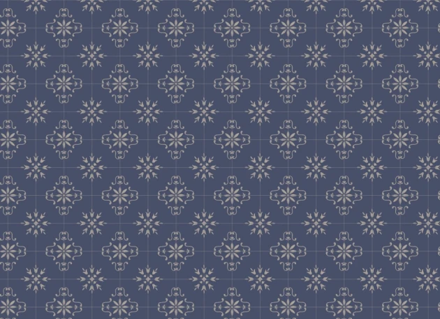 Hovia RP51096BU06W Azulejo Navy - mural w płytki azulejos