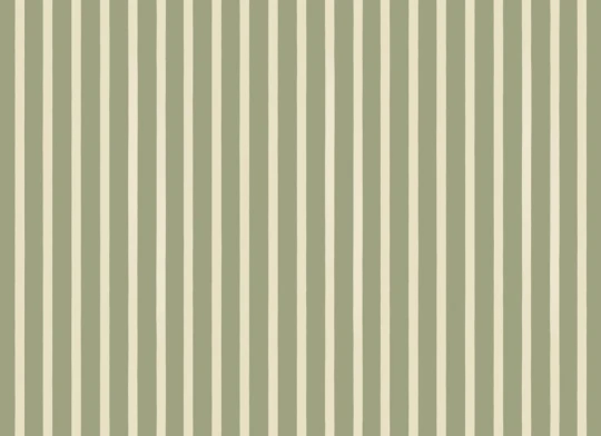 Hovia ST51135GR07W Ticking Green - mural w pasy