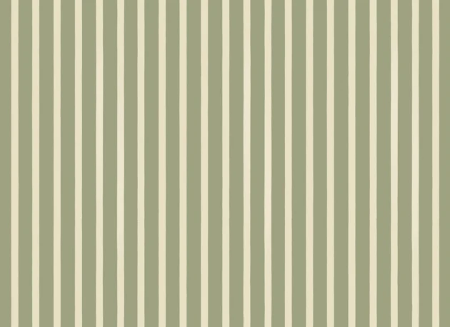 Hovia ST51135GR07W Ticking Green - mural w pasy
