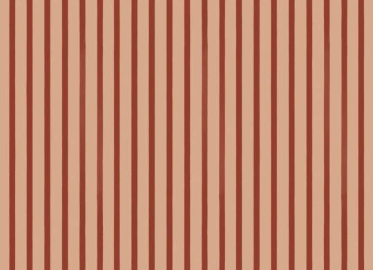 Hovia ST51137PI07W Ticking Pink & Red - mural w pasy