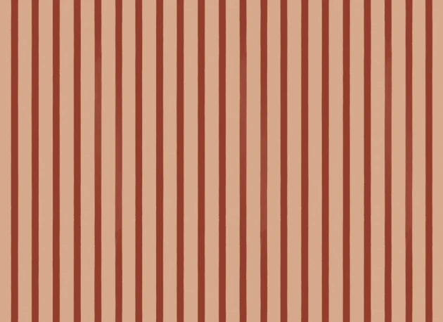Hovia ST51137PI07W Ticking Pink & Red - mural w pasy