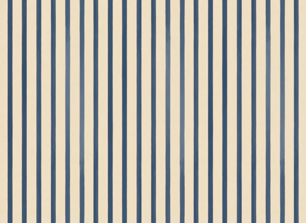 Hovia ST51139BU07W Ticking Blue - mural w pasy
