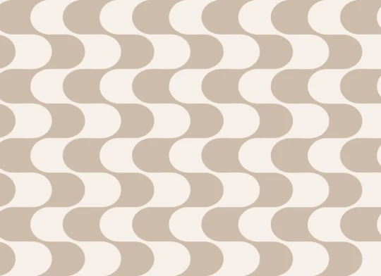 Hovia GE51180NE03W Flux Beige - mural w fale retro