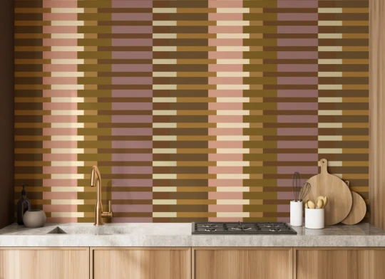 Hovia ST51127MU07W Isak Warm - mural w pasy