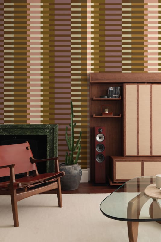 Hovia ST51127MU07W Isak Warm - mural w pasy