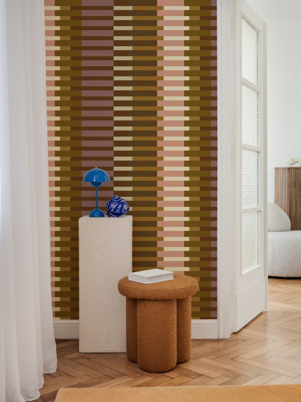 Hovia ST51127MU07W Isak Warm - mural w pasy