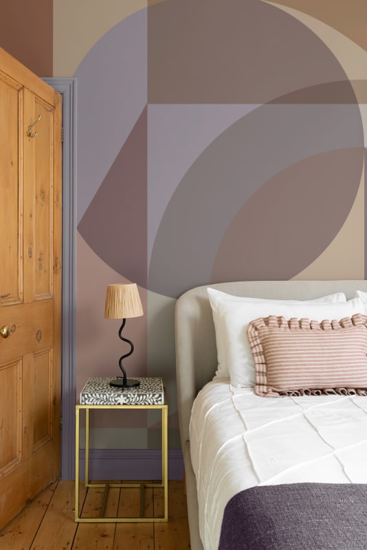 Hovia GE01174PU03W Nomad Lilac - mural geometryczny
