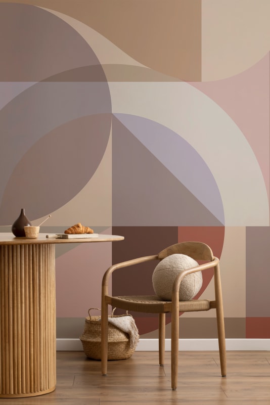Hovia GE01174PU03W Nomad Lilac - mural geometryczny