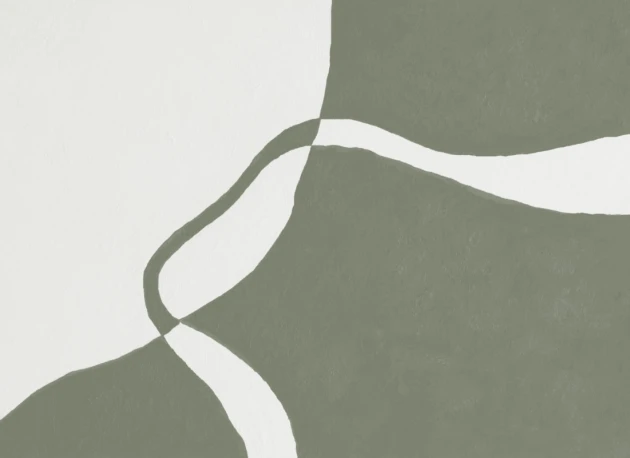 Hovia AB01002GR04W Moraine Green - mural abstrakcyjny