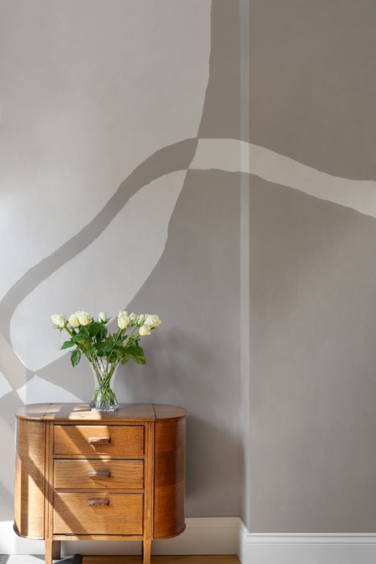 Hovia AB01003NE04W Moraine Beige - mural abstrakcyjny