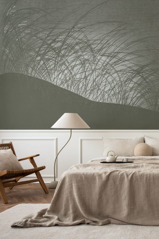 Hovia JA01149GR03W Komorebi Green - mural w trawy