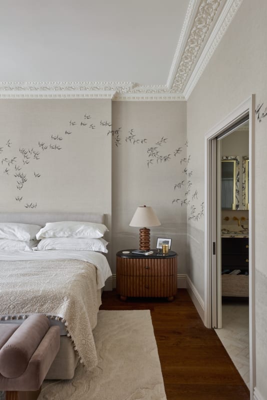 Hovia AN01211GE03W Flocking Grey - mural w ptaki