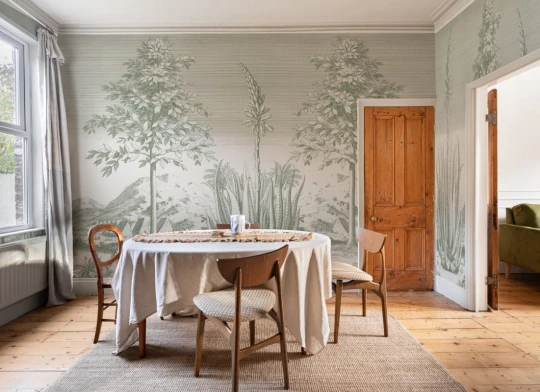 Hovia TR0675GR03W Aloe Green - mural w tropikalny pejzaż z aloesem