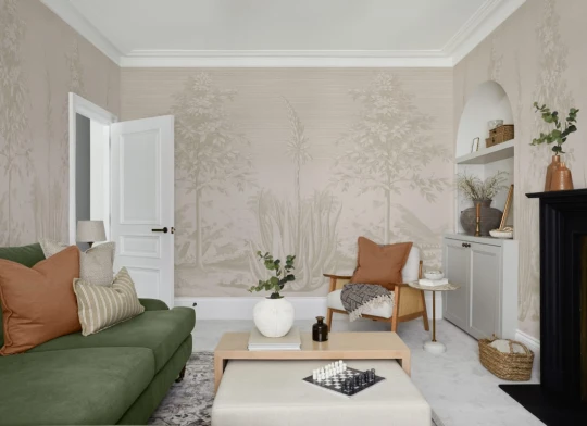 Hovia TR0677NE03W Aloe Neutral - mural w tropikalny pejzaż z aloesem