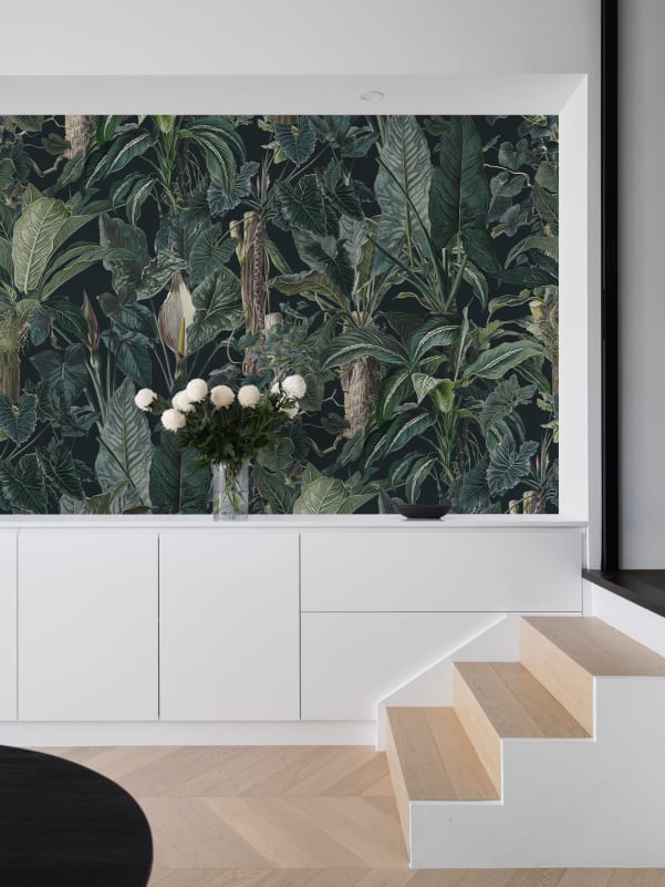 Hovia TR5793GR03W Tropika Dark - mural w tropikalne rośliny