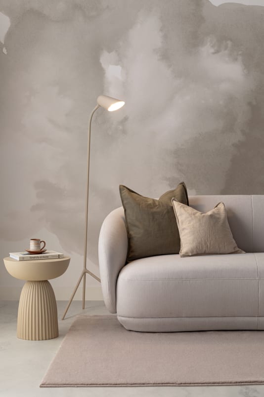 Hovia WA0835NE04W Zephyr Beige - mural abstrakcyjny akwarelowy