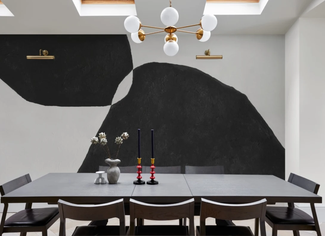 Hovia AB0993BW04W Tauva Black & White - mural abstrakcyjny