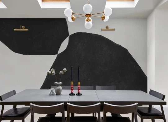 Hovia AB0993BW04W Tauva Black & White - mural abstrakcyjny