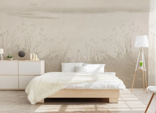 Hovia LA01016NE07W Grasslands Neutral - mural w pejzaż rzeczny