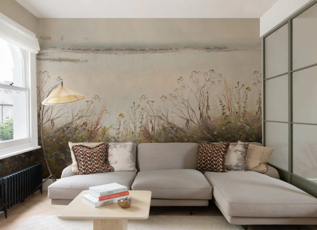 Hovia LA01017MU07W Grasslands Dusk - mural w pejzaż rzeczny