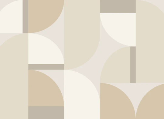Hovia GE51163NE03W Paragon Neutral - mural geometryczny retro
