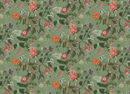 Hovia FL5935GR06W Nightshade Green - mural roślinny