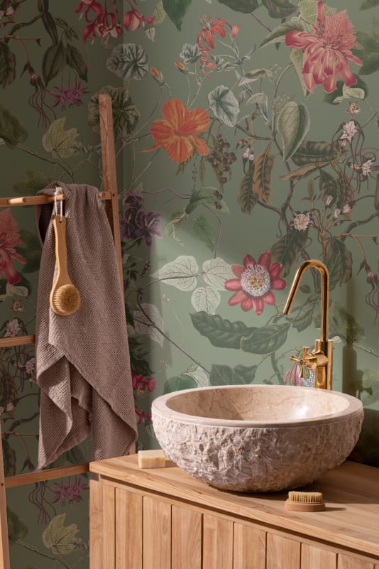 Hovia FL5935GR06W Nightshade Green - mural roślinny