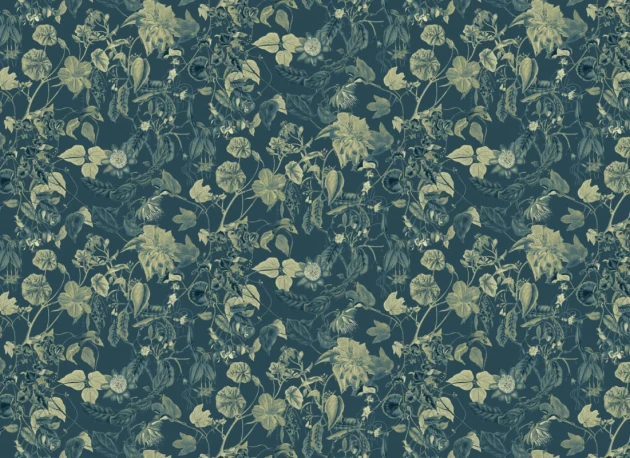 Hovia FL5940BU06W Nightshade Blue - mural roślinny