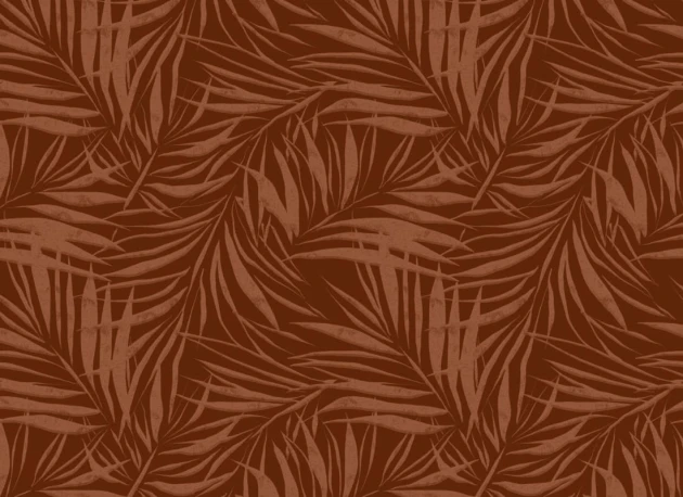 Hovia LE51052BR06W Sombra Dark - mural w liście palmy