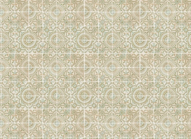 Hovia FA51184GR06W Sevilla Green - mural w płytki azulejos