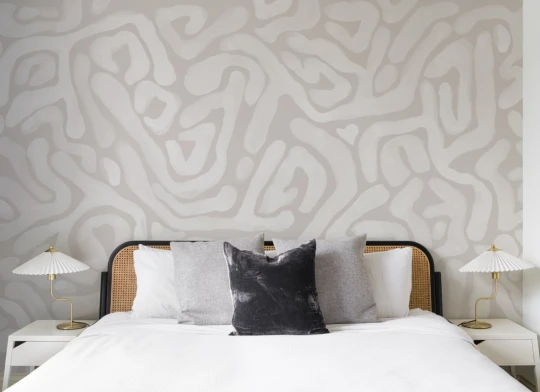 Hovia AB0972NE04W Marela Beige - mural w labirynt