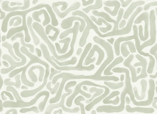 Hovia AB0973GR04W Marela Green - mural w labirynt